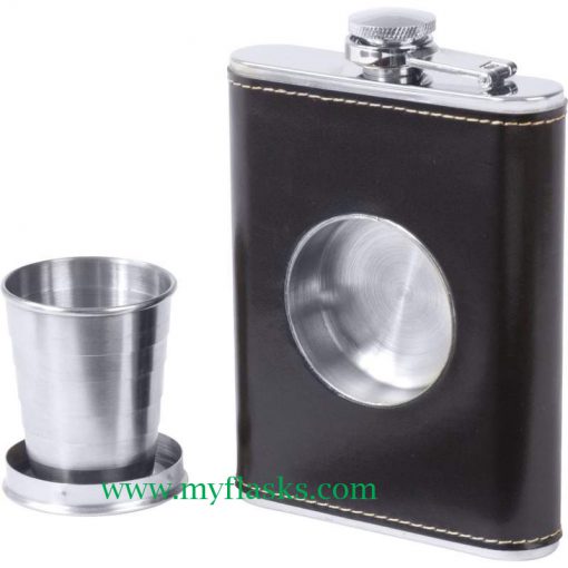 flask with open cup