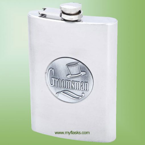 groomsman flask