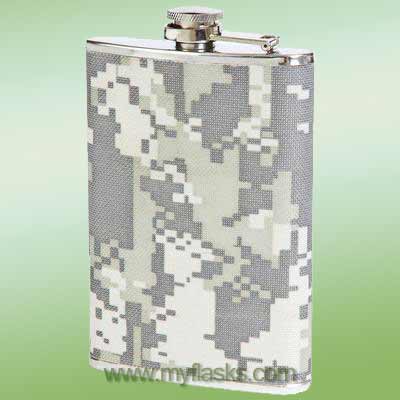 flask for dad camo