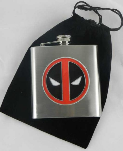 comic featured man's flask