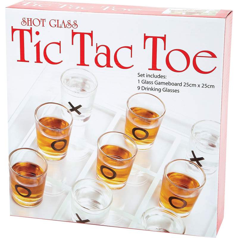 NEW Shot Glass Tic Tac Toe Game 